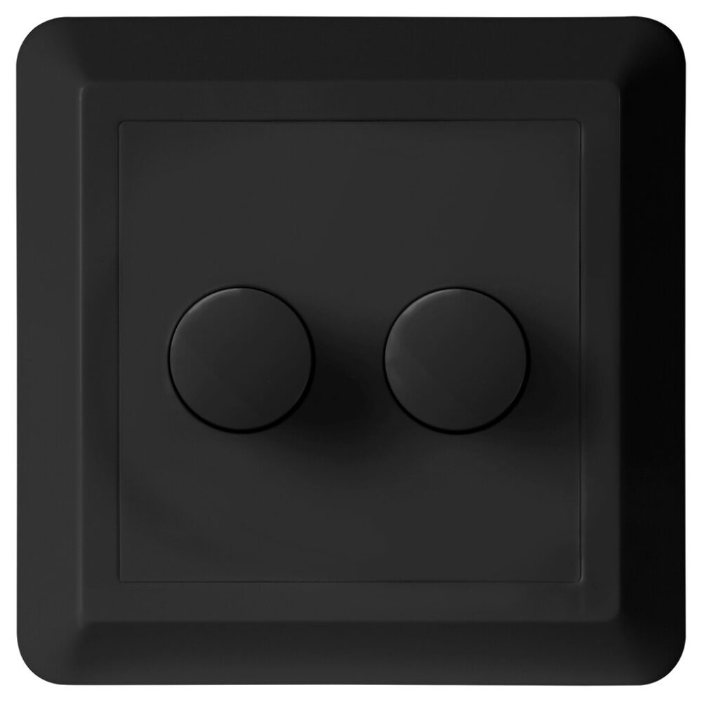 UniDim Duo LED 2x100W 1-pol Svart #1