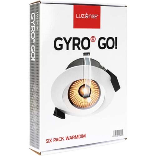 Gyro Go! 6x8W 700lm WarmDim IP44 Vit
