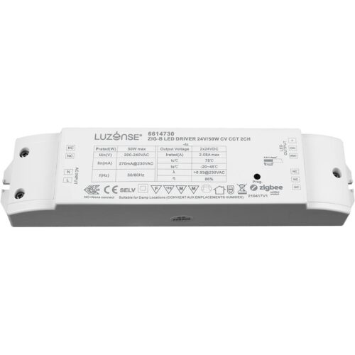 Drivdon Zigbee 24V/50W CV CCT 2ch