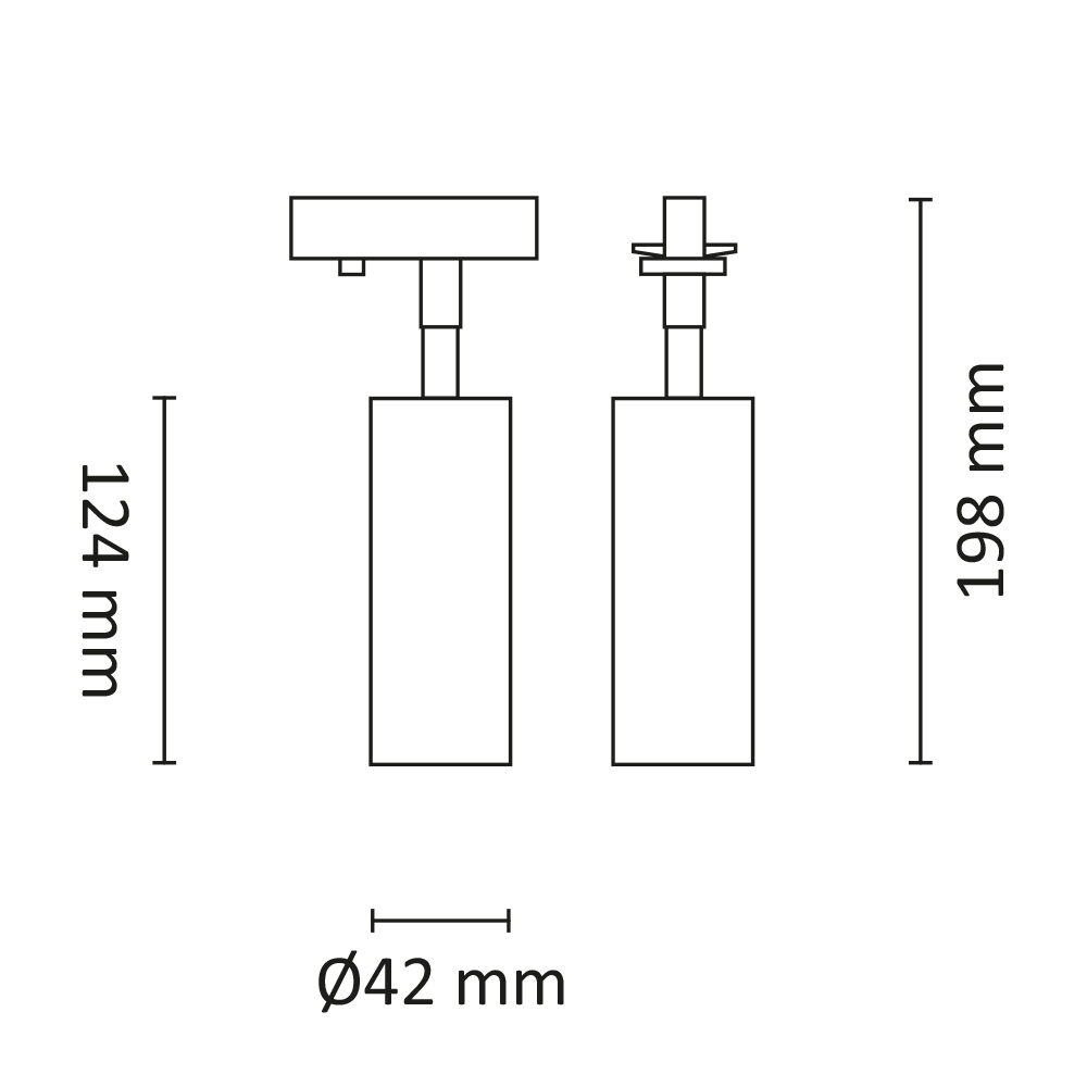 Titan Gyro Spot 6W 520lm 2700K Vit #4