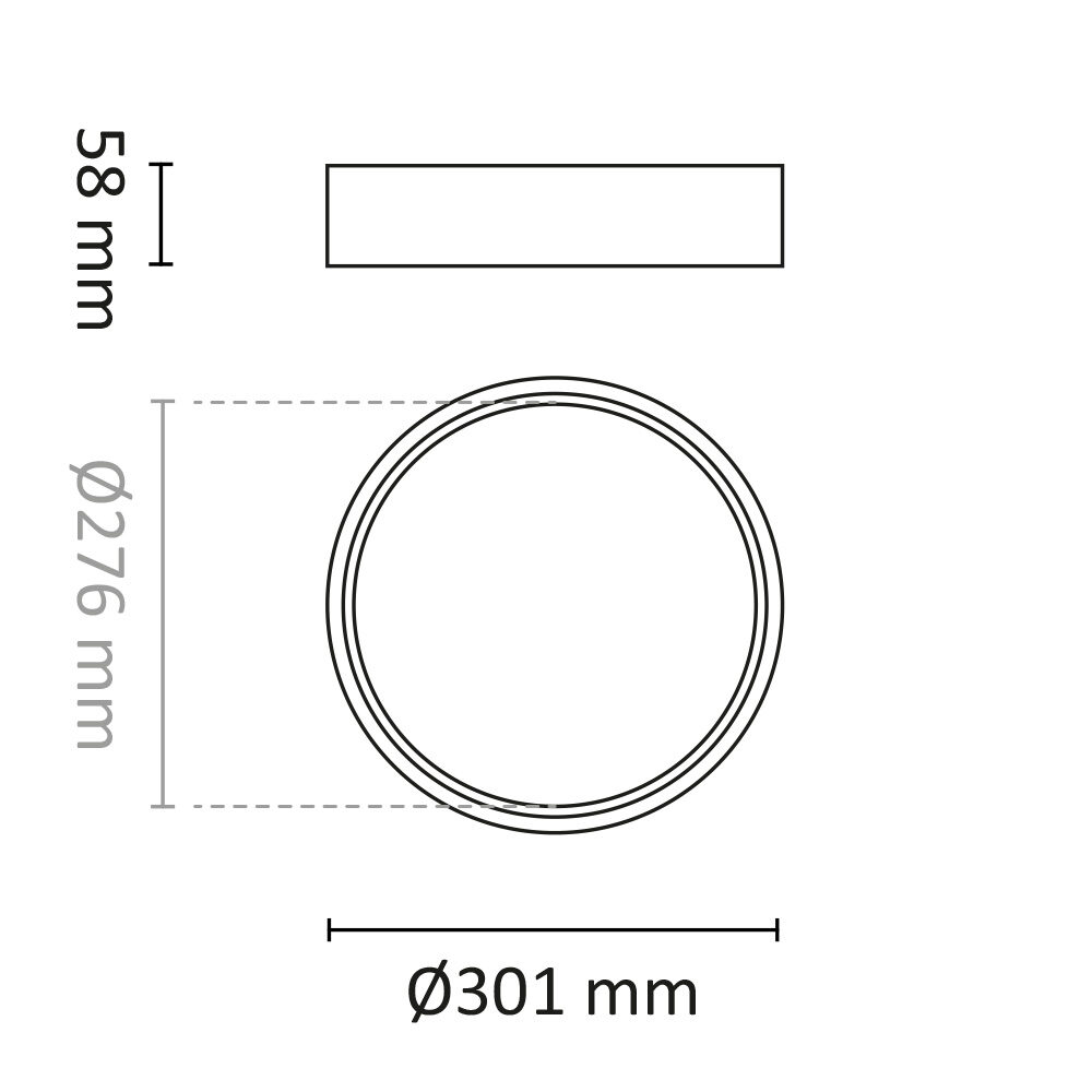 DecoDisc M 2700/3000K dim Svart/guld #6