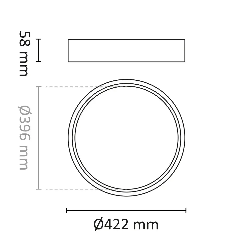 DecoDisc L DALI  2700/3000K svart/guld #3