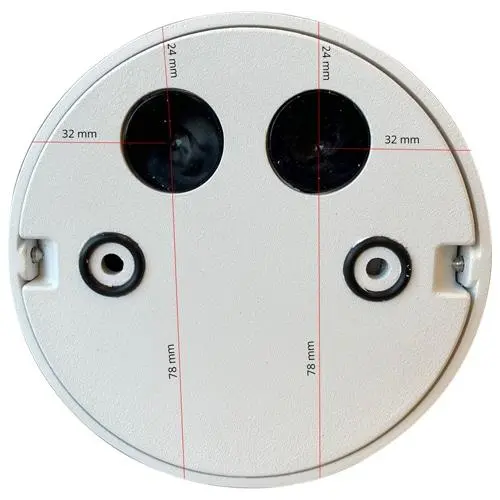 Lolite Round 1x4W 250lm 2700K IP55 Vit