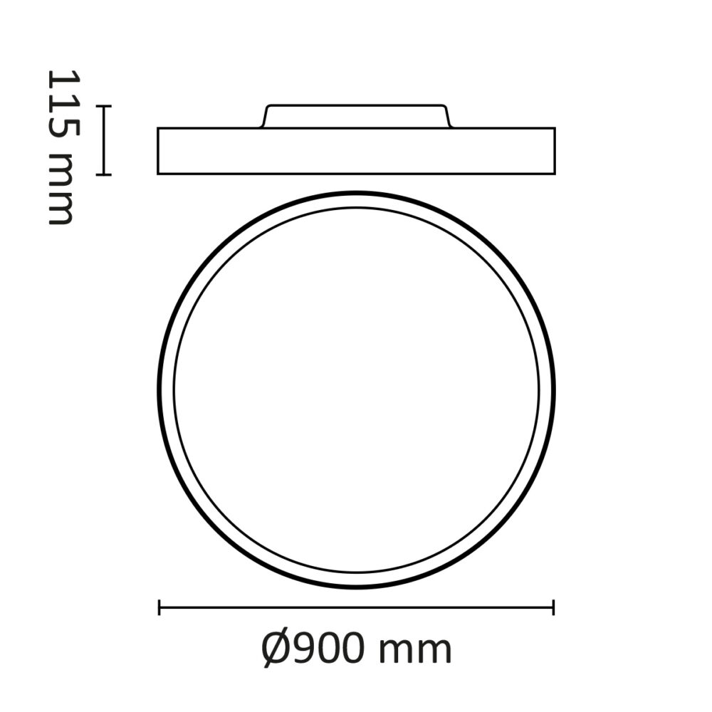 More2 900 8400lm 3000/4000K DALI Vit #4