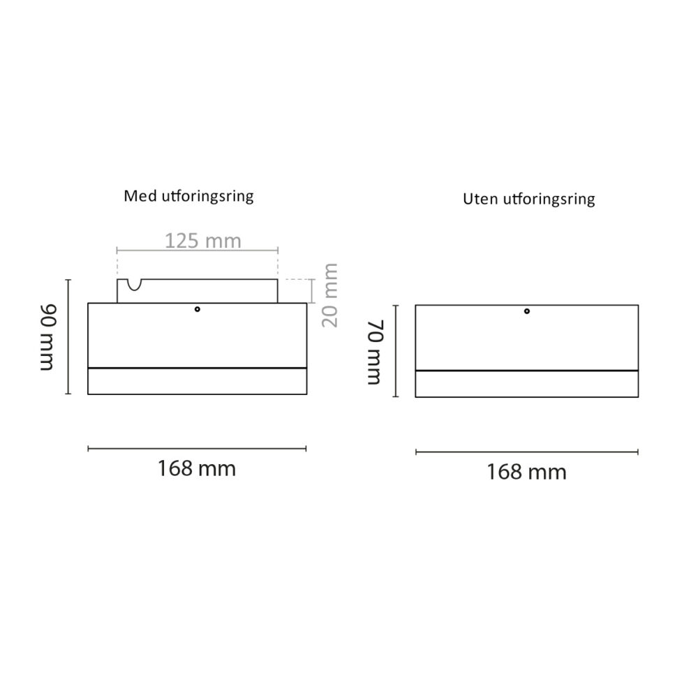 Sylo 10W 1100lm Dim 3000K IP55 Vit #4