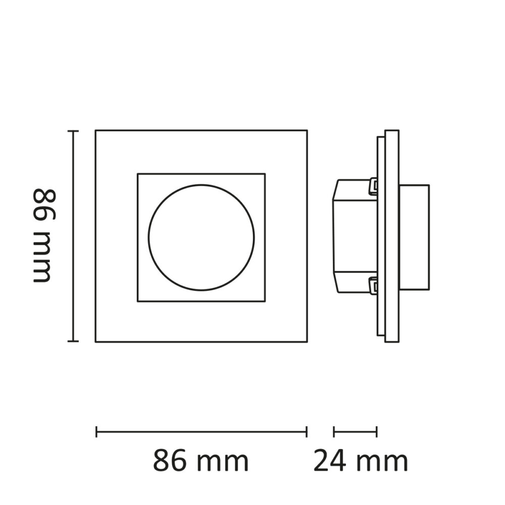 UniDim KUD-450EE-L Digital dimmer Svart #2