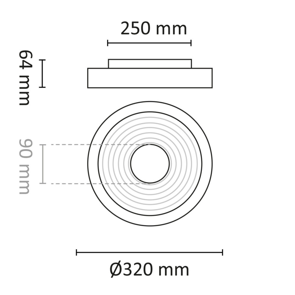 Sandy M Sensor 2700/3000K Svart/guld #5