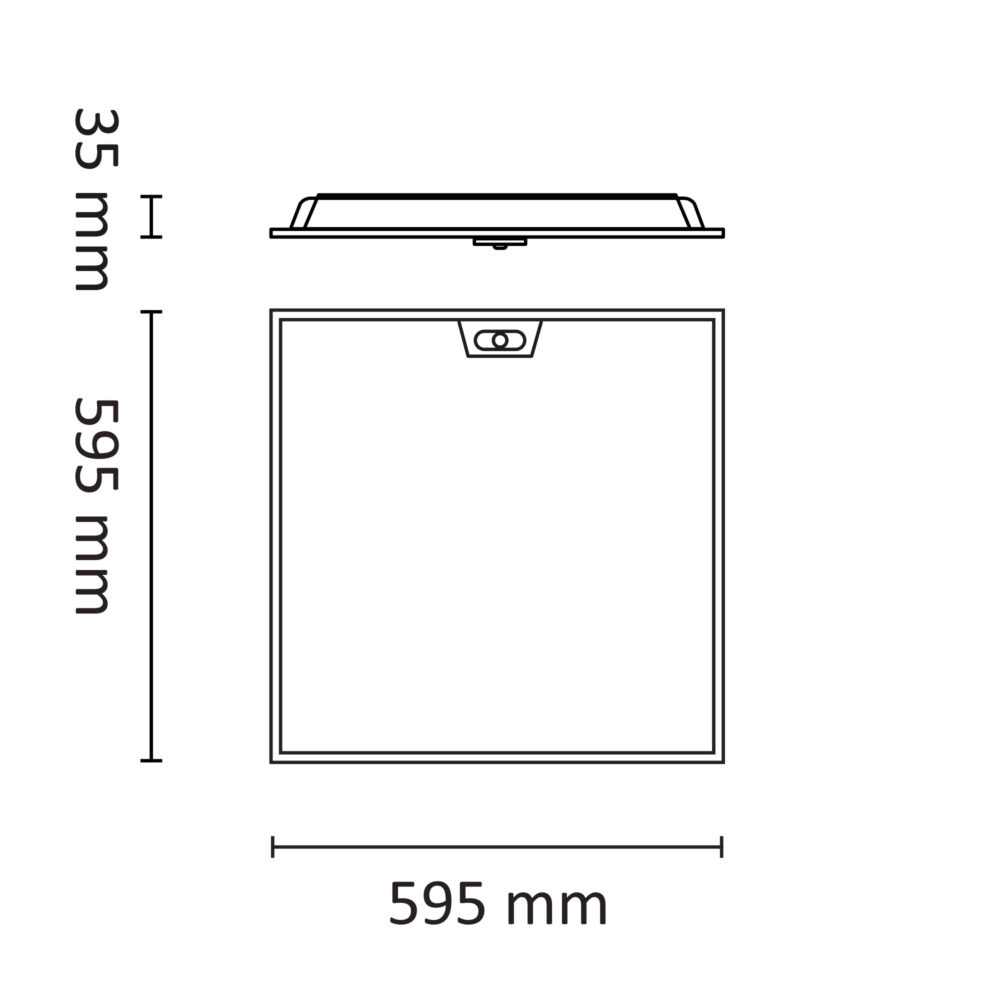 Switch Eco Panel 600x600 PIR-sensor MP #4