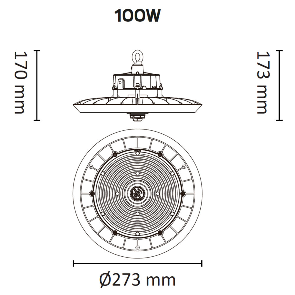 Switch Highbay 100W 16500lm 115° #4