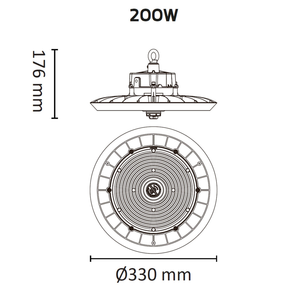 Switch Highbay 200W DALI 33000lm 115° #4