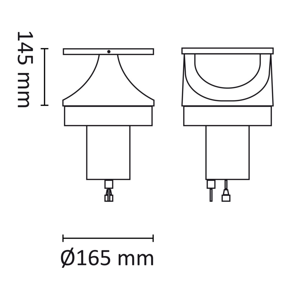 Lotus B-huvud 22W on/off 3CCT Svart #2