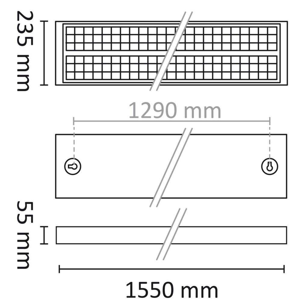 Switch Activa XL 1550 5800lm Dim 3000/4000K Dubbelparaboliskt bländskydd #2