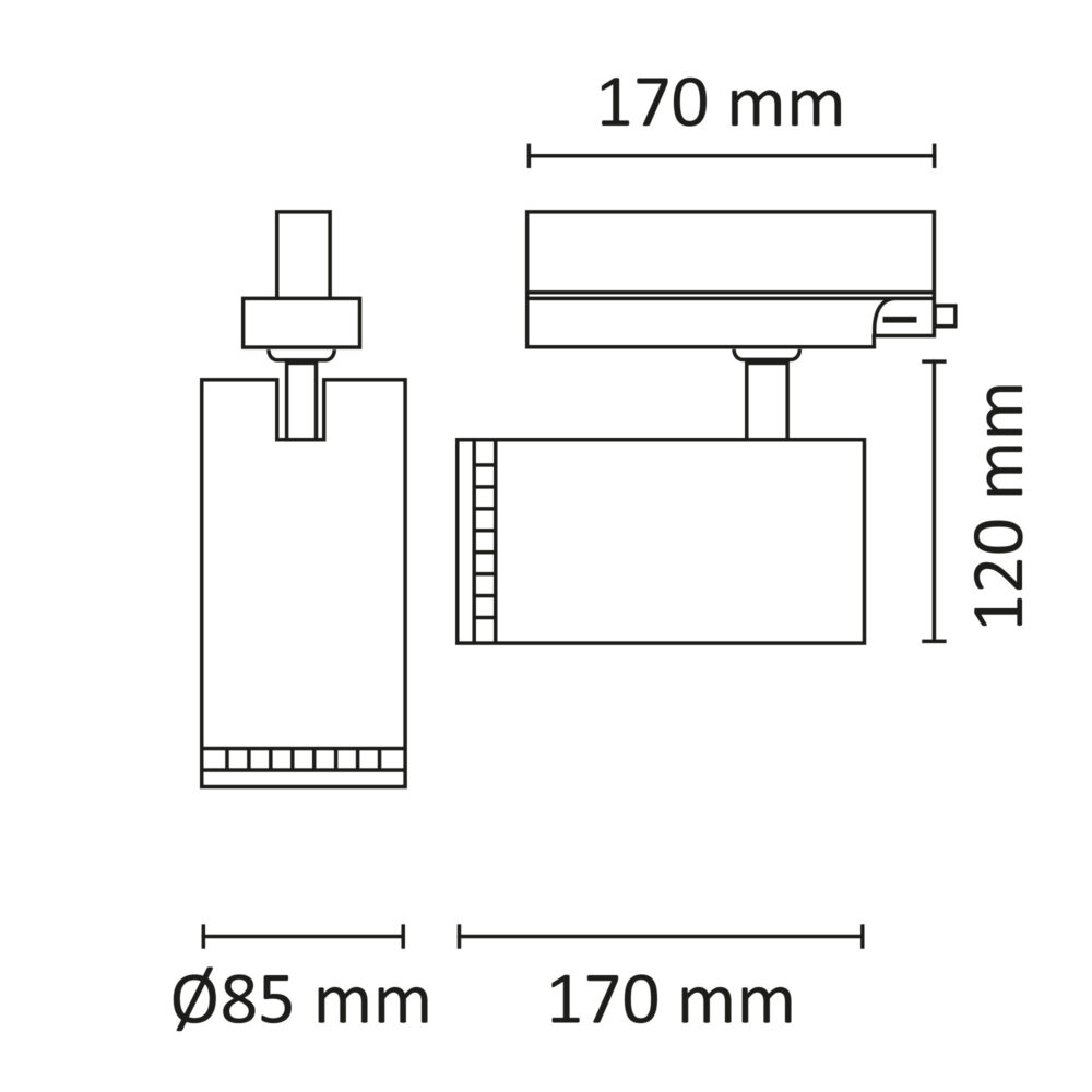 Switch Spot 3T Zoom 2700/3000/4000K Svart #4