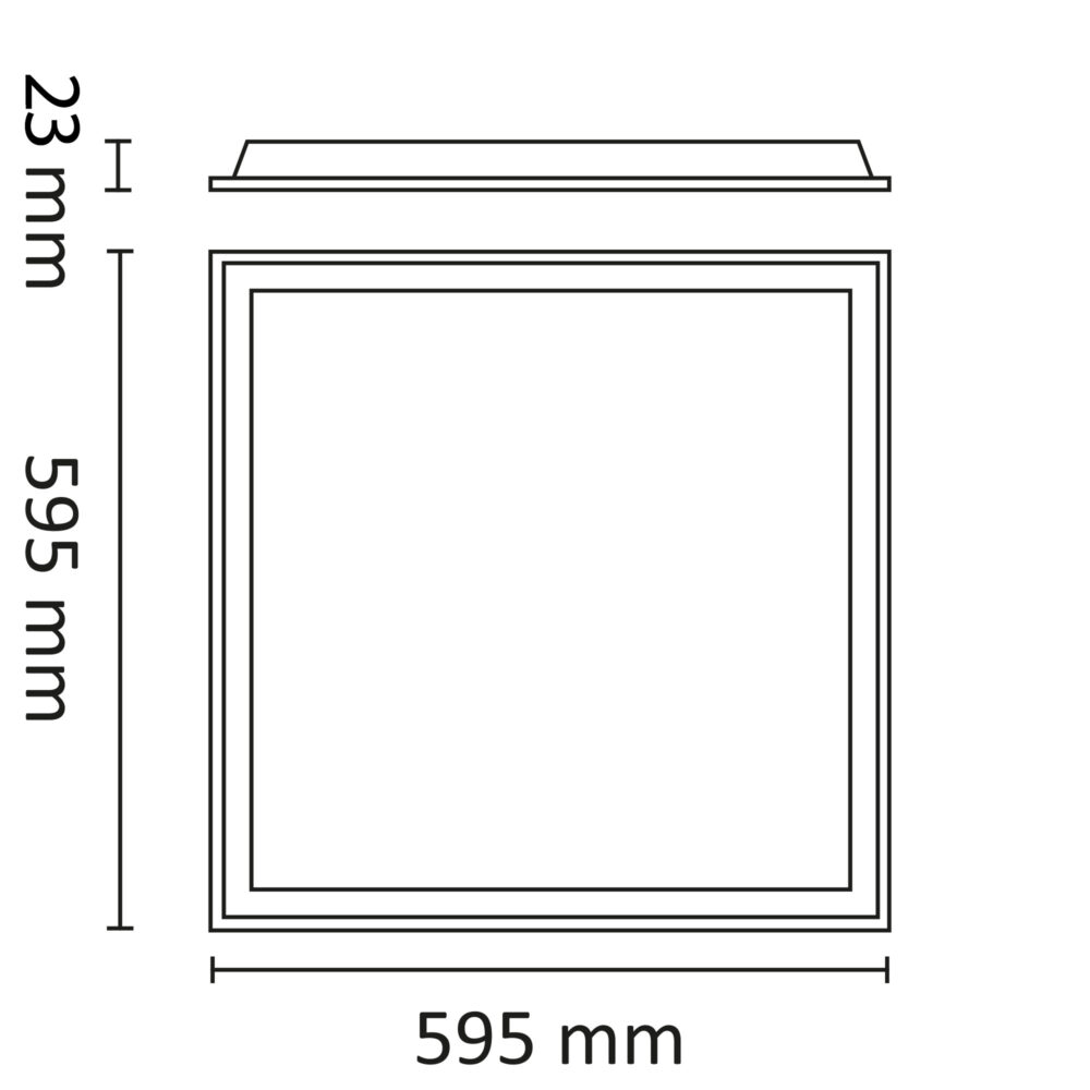 Square Kube R600 3000/4000K Vit utan drivdon #5